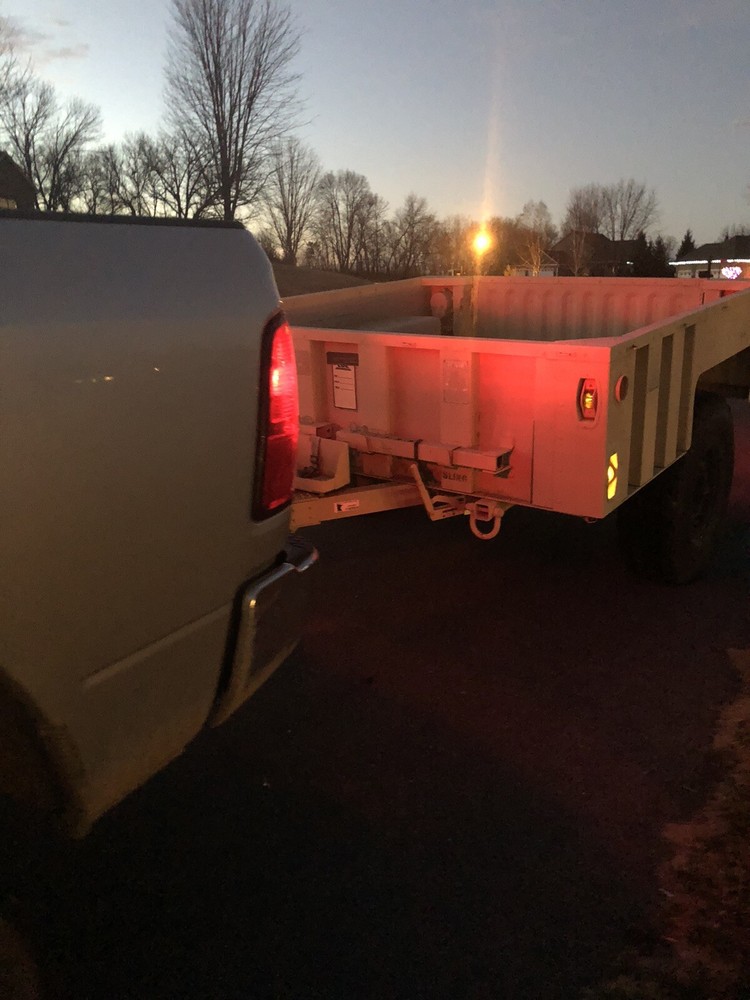 Military Trailer to Civilian Truck Adapter 9" fits M-Series Humvee M1101 M1102