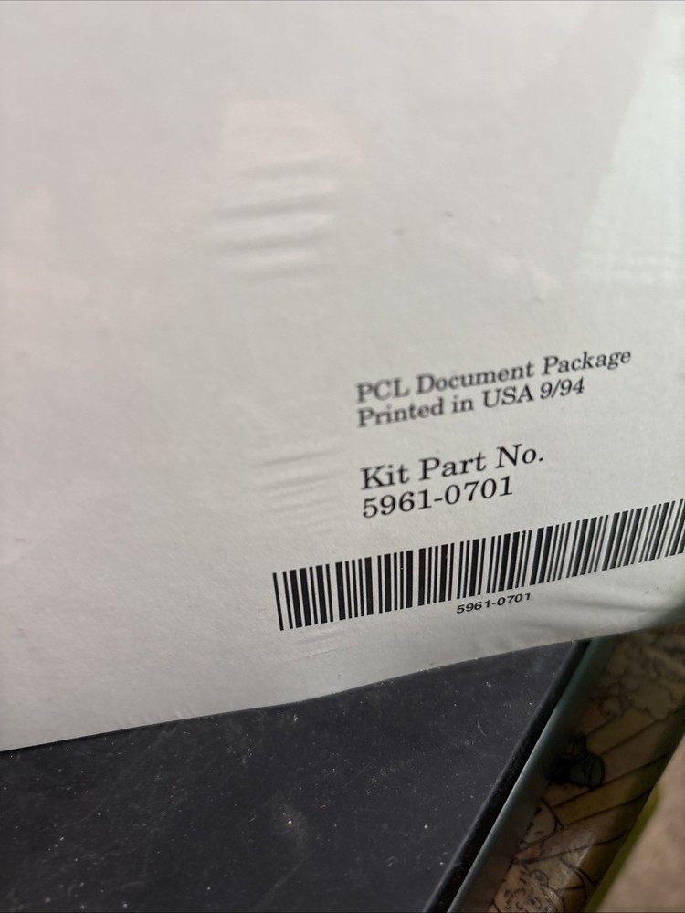 HP PCL 5 Printer Language Technical Reference Manual