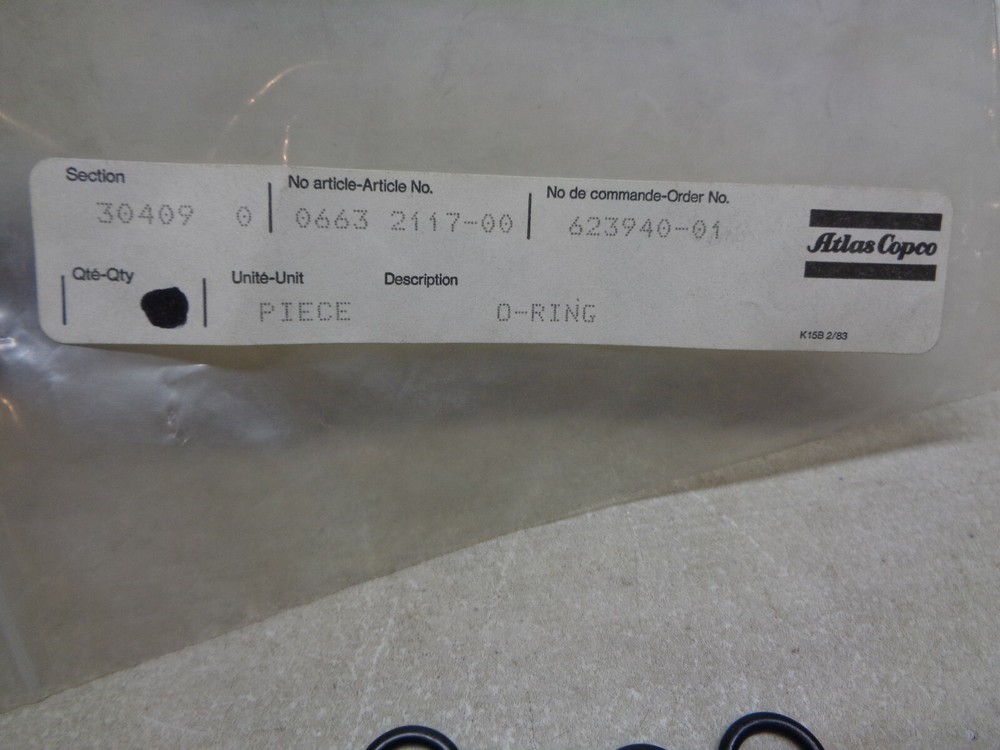 Atlas Copco O-Ring 0663211700