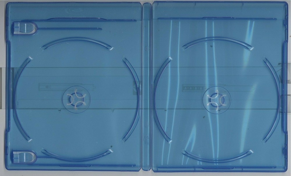 NEW Replacement Standard 12mm 2-Disc Blu-ray Case with Outer Sleeve
