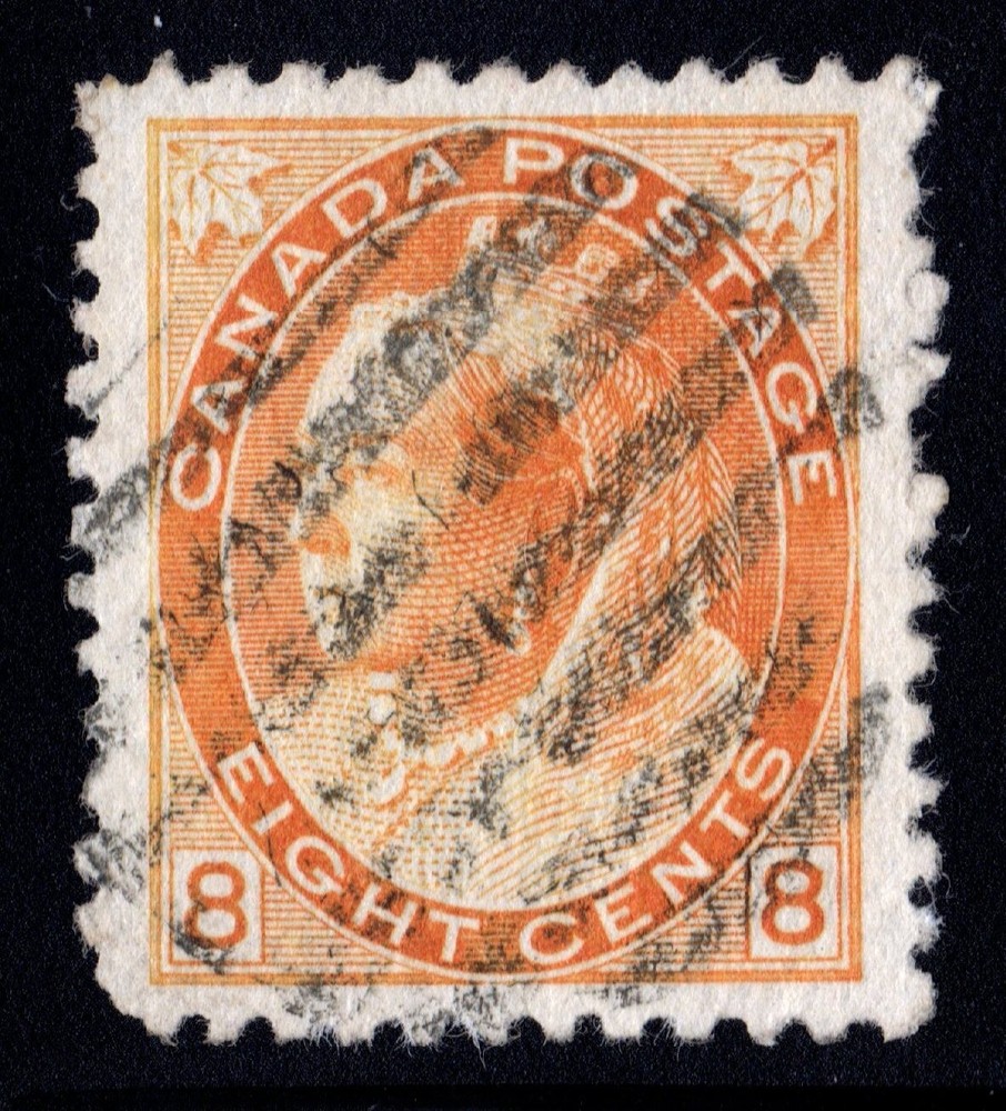 #82 Numeral 8c Canada used well centered