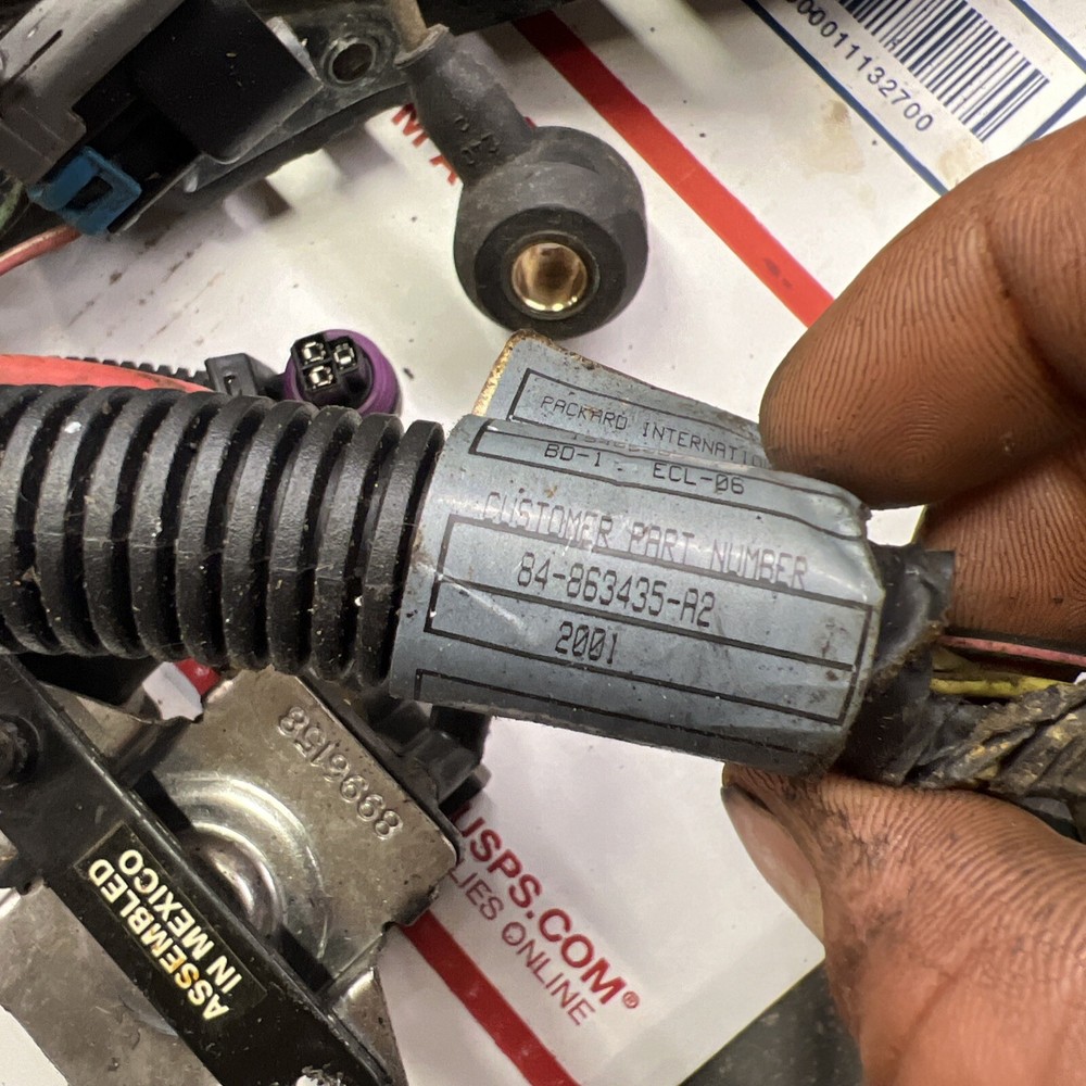 Mercruiser v6 4.3 mpi engine harness