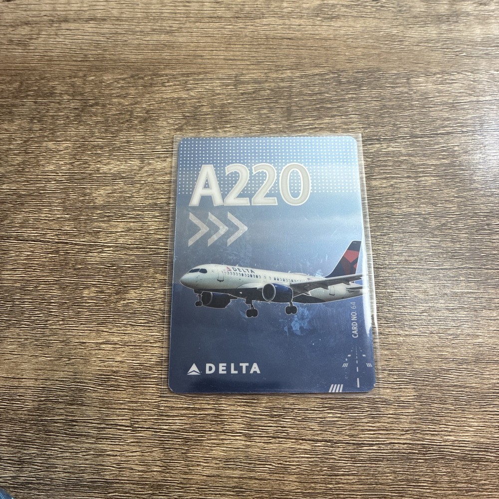 Delta A220 Trading Card