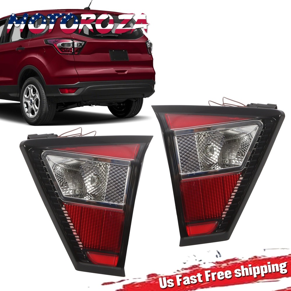 Tail Lights ForFord Escape  2017-2019 Left and Right Inner w/ bulb Halogen