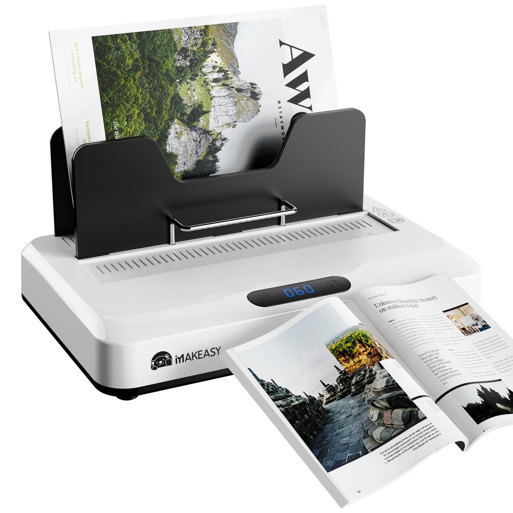 MAKEASY Thermal Binding Machine 500 Sheets Capacity with 10PCS Binding...