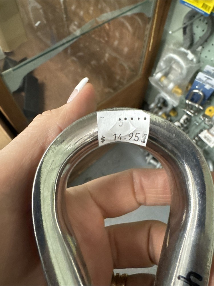 7/8" HEAVY DUTY SS THIMBLE 7/8 Scp # 43381