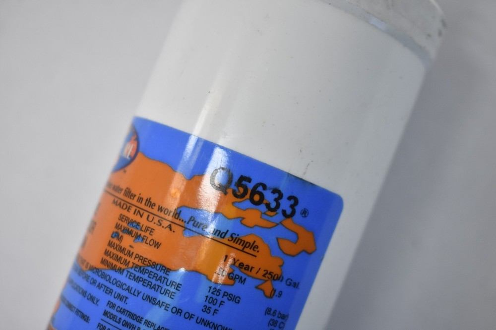Omnipure Q5633 Q Series Replacement Water Filter Cartridge Inline Use Unit