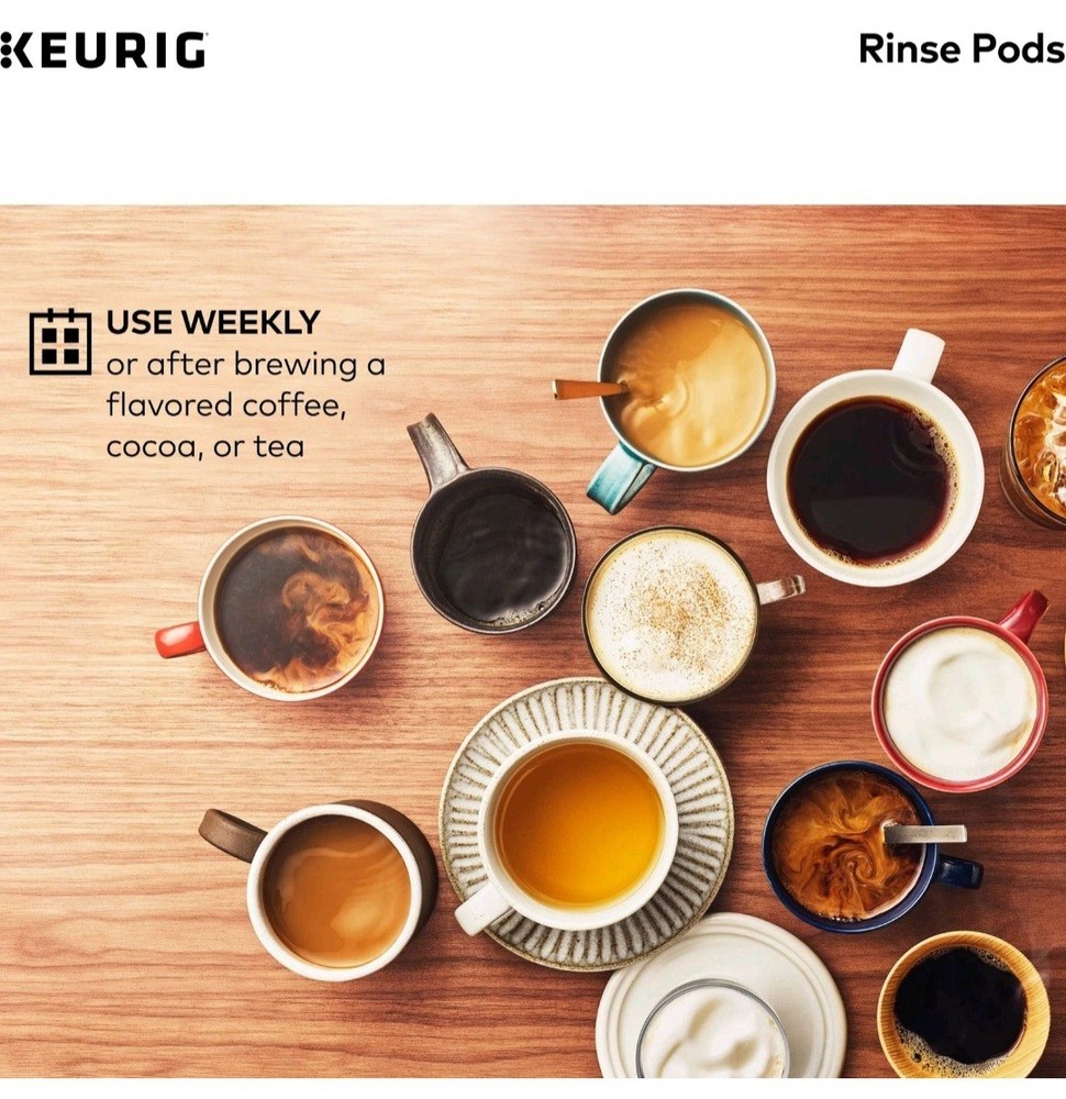 Keurig Brewer Cleanse Kit For Maintenance Includes Descaling Solution &...