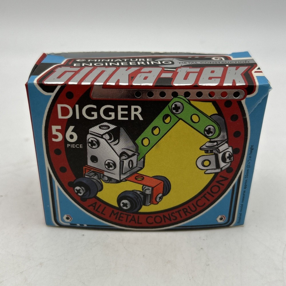 TNKA-TEK Miniature Engineering All Metal Construction DIGGER 56pc Set