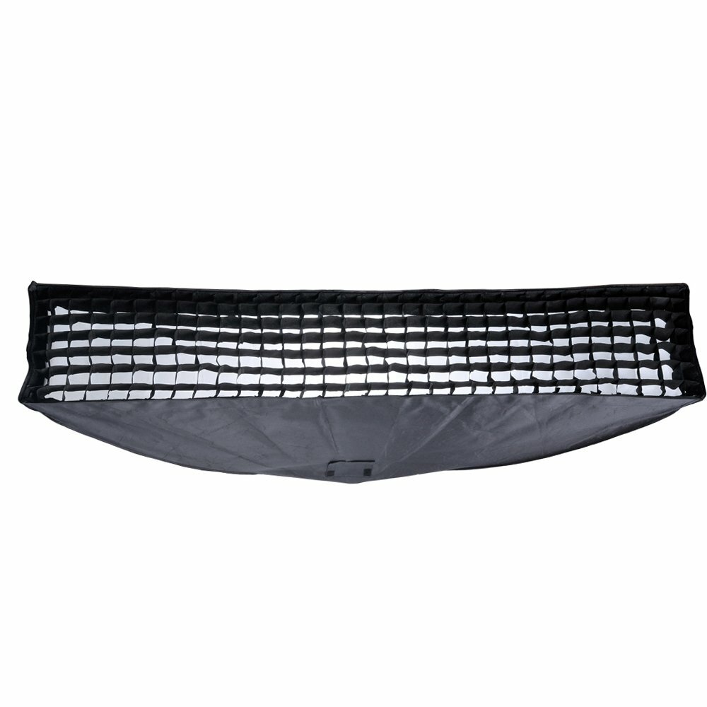 US 2*Godox 35x160cm Honeycomb Grid Softbox Bowens For Studio Strobe Flash Light