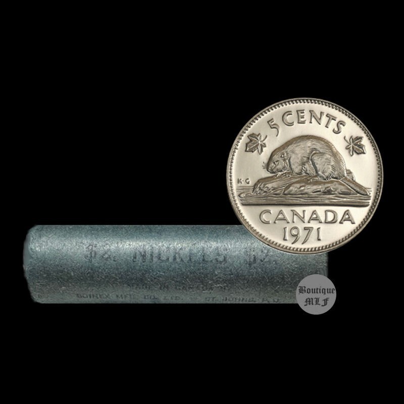1971 Canada 5 Cent UNC. from a roll