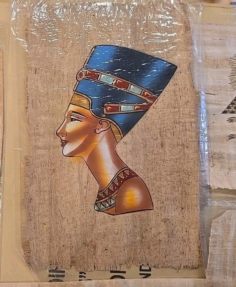  Hand painted Egyptian papyrus
