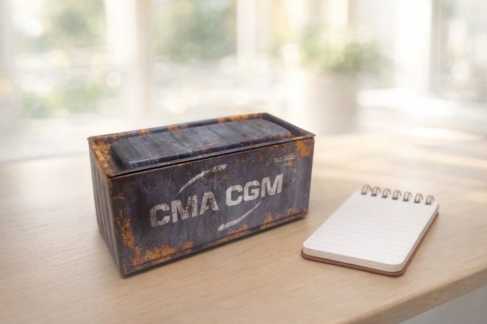 Metal container. Desk storage or other. Much appreciated!