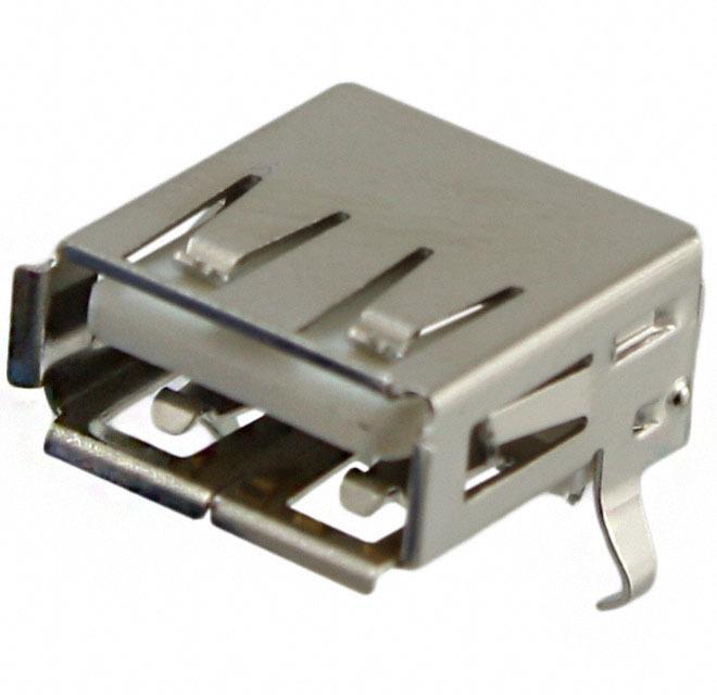 USB - A Receptacle Connector 4 Position Through Hole, Right Angle - 5 pieces