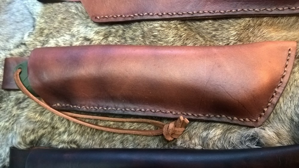 Handmade Leather Sheath for Bahco Laplander Folding Saw