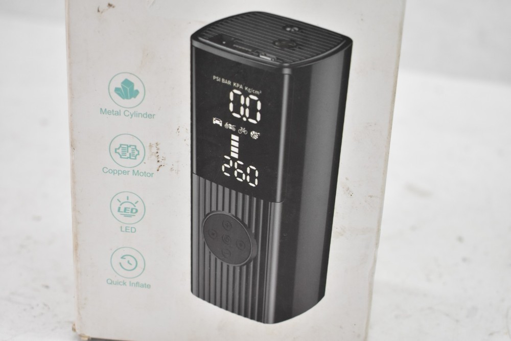 Wireless Inflatable Pump Multifunction Portable Powerful Black 180 PSI Device