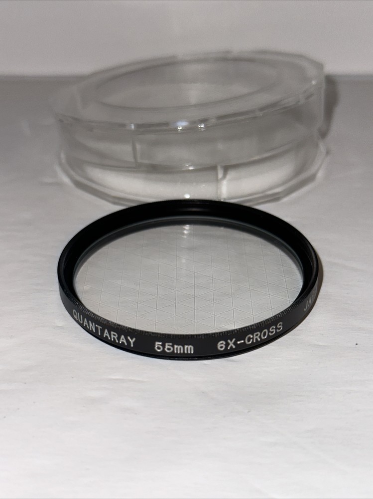 Used Quantaray 6X-Cross 55mm Filter star