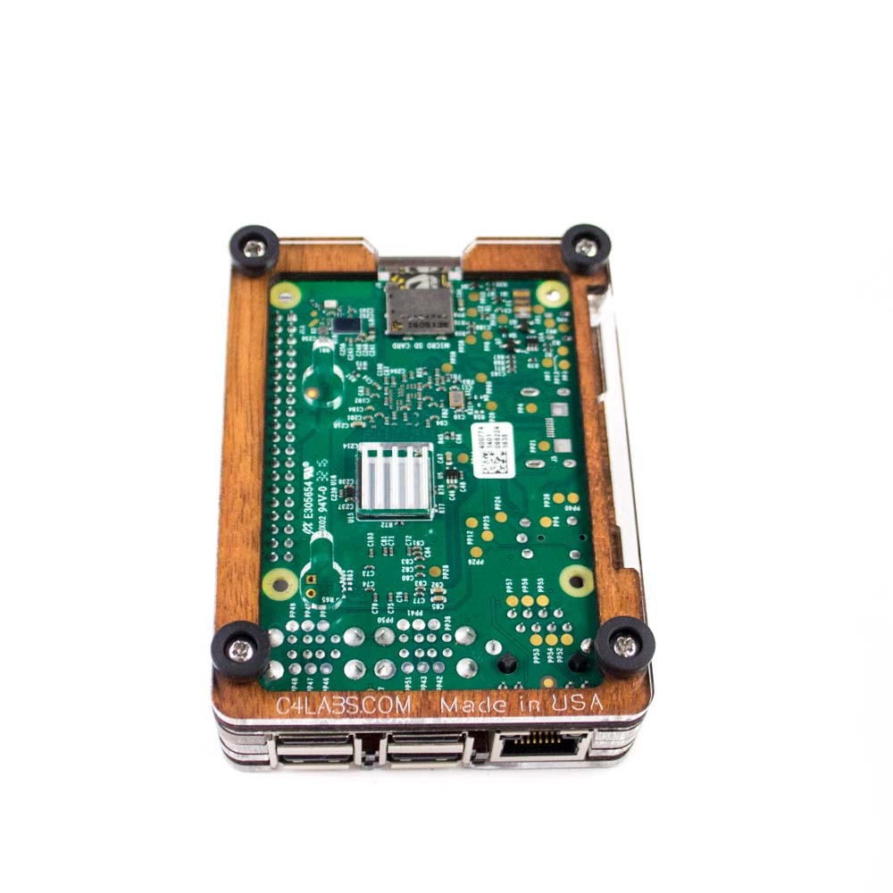 Zebra Classic Interior Fan Case – Raspberry Pi 3 B+ ~ Color Options