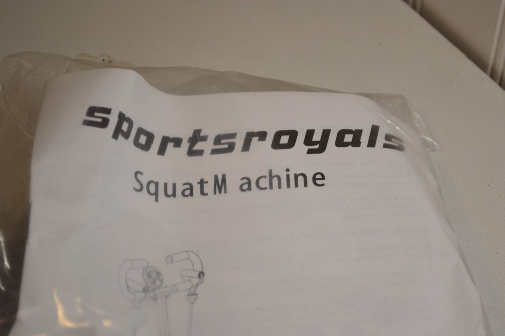 Sportsroyals Console, Manual, & Hardware for Squat Machine