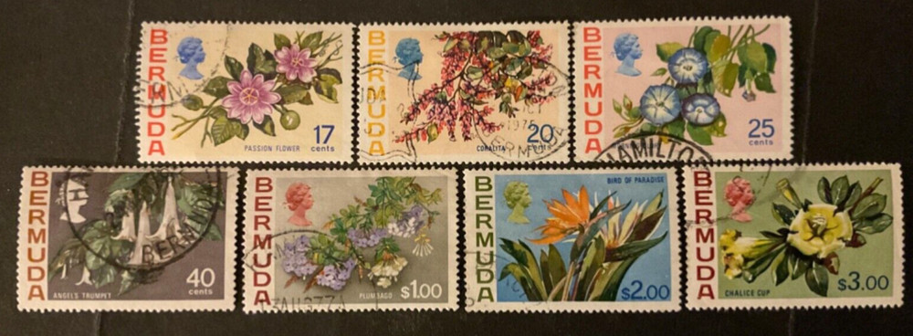 Stamps Bermuda #322-8 used