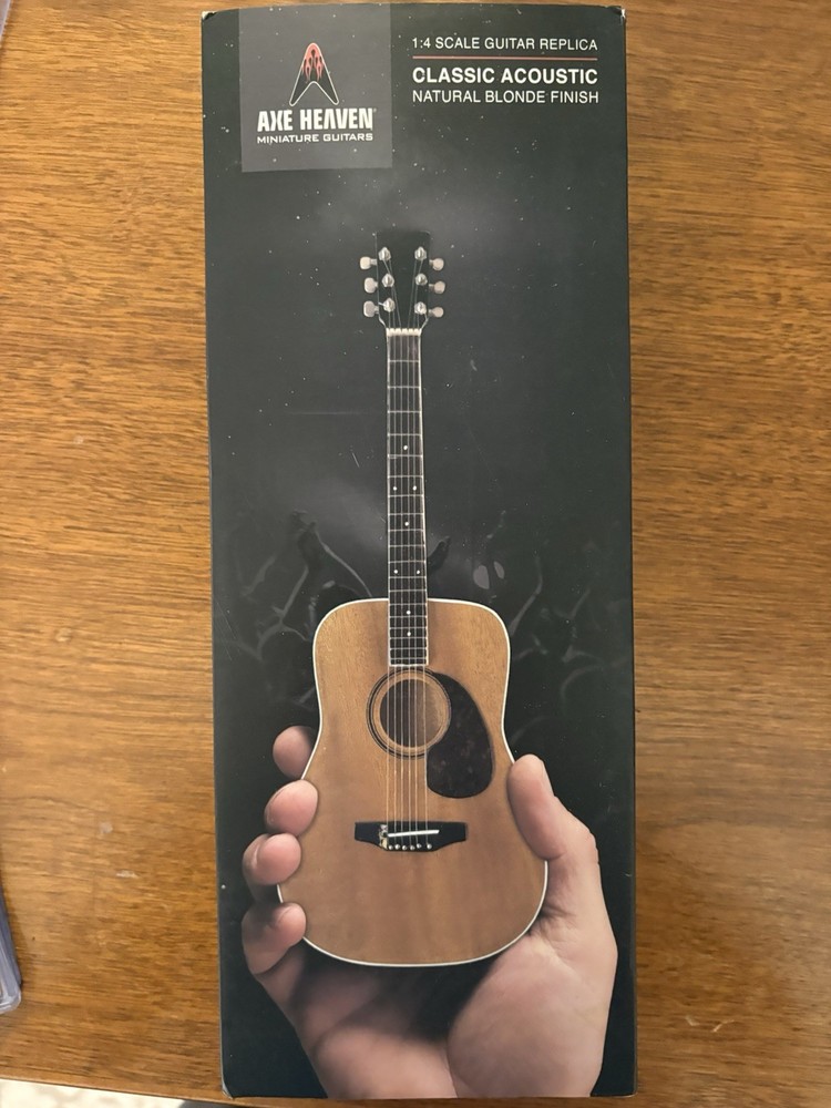 The Grass Roots Signed Mini Guitar