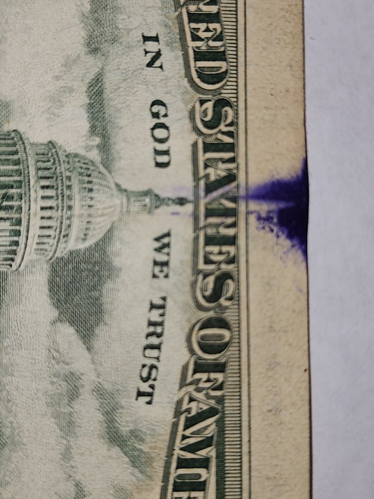 StarNote Fancy Note, Ink Error