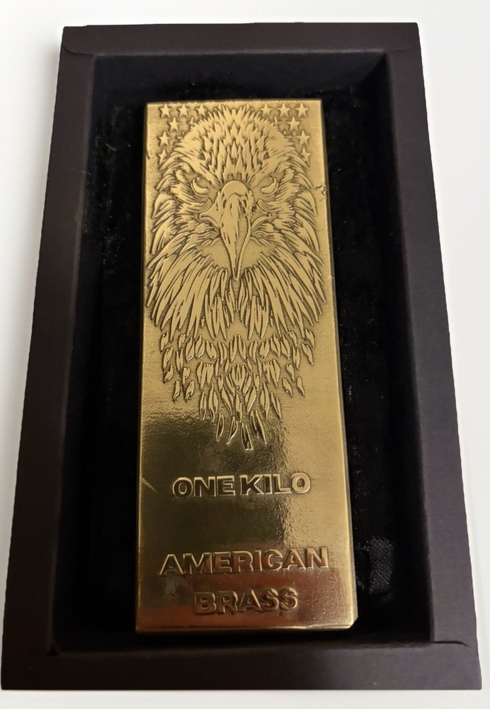 Brass Bar Ingot American eagle