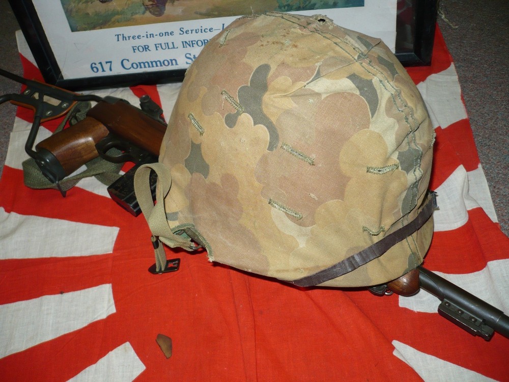 WW2 US Original Marine Corp Helmet