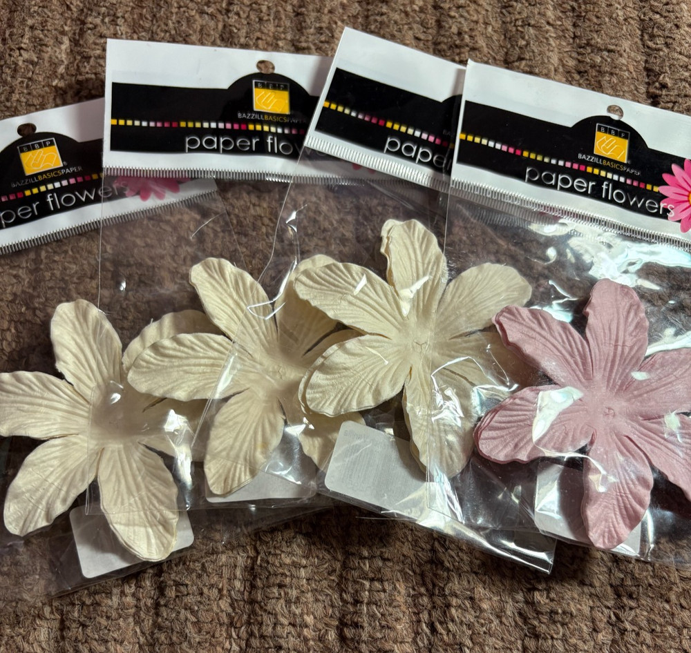 Bazzill Basics Flowers (see description for details)