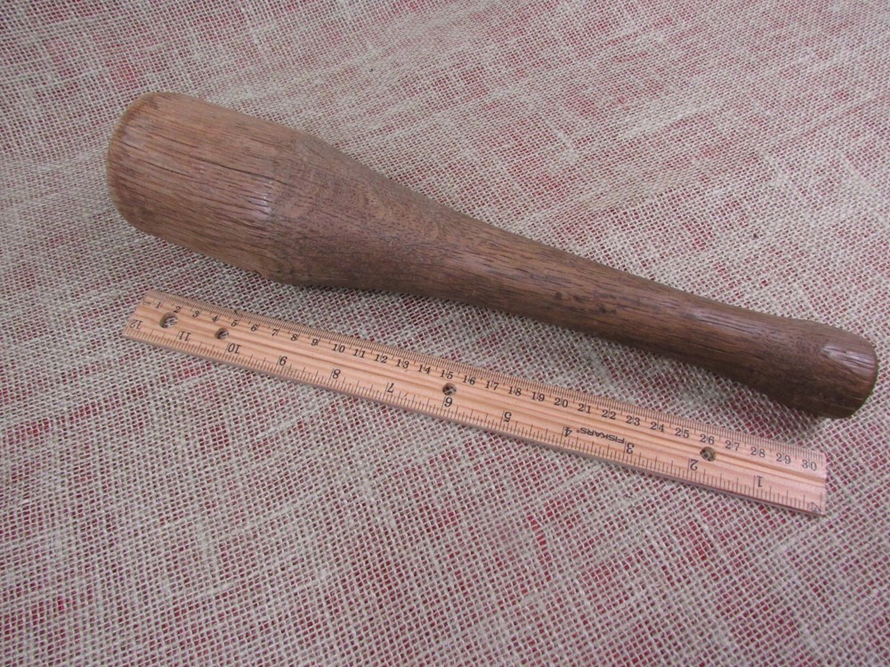 Antique Wood Workers Hickory Mallet 12 3/4"