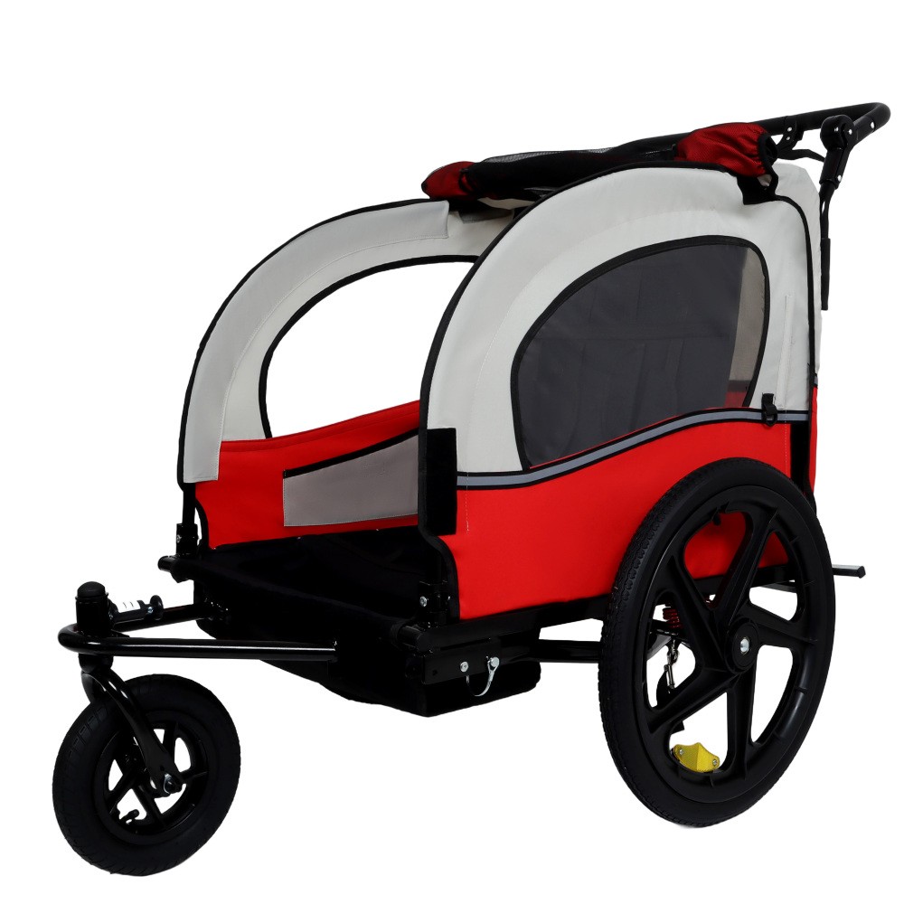 Double Stroller 5-Point Harness Foldable Swivel Front Wheels Storage Bag