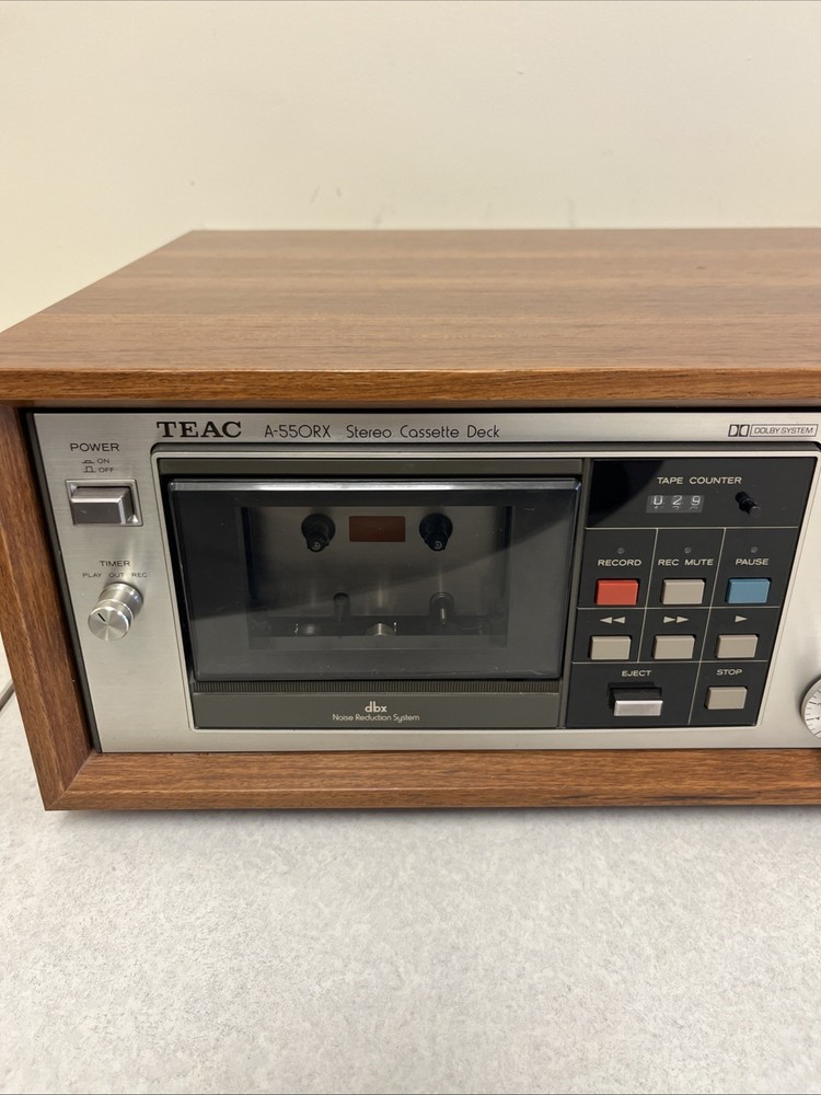 Read Issue TEAC A-550RX STEREO CASSETTE DECK Original Box