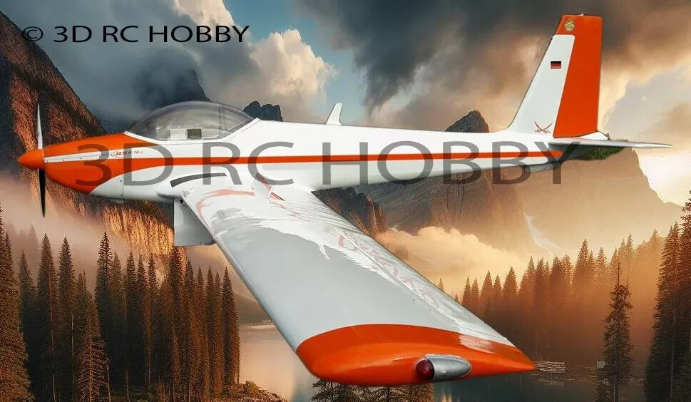 Schleicher ASK 16 58" Wingspan RC Model Airplane Plans PRINTED