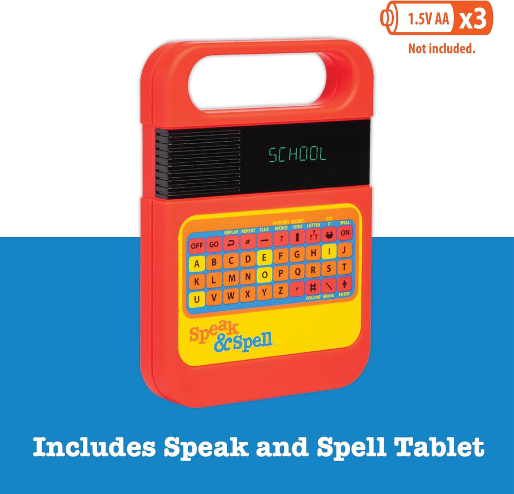 Speak & Spell Electronic Game - Educational Learning Toy, Spelling Games, 80S Re