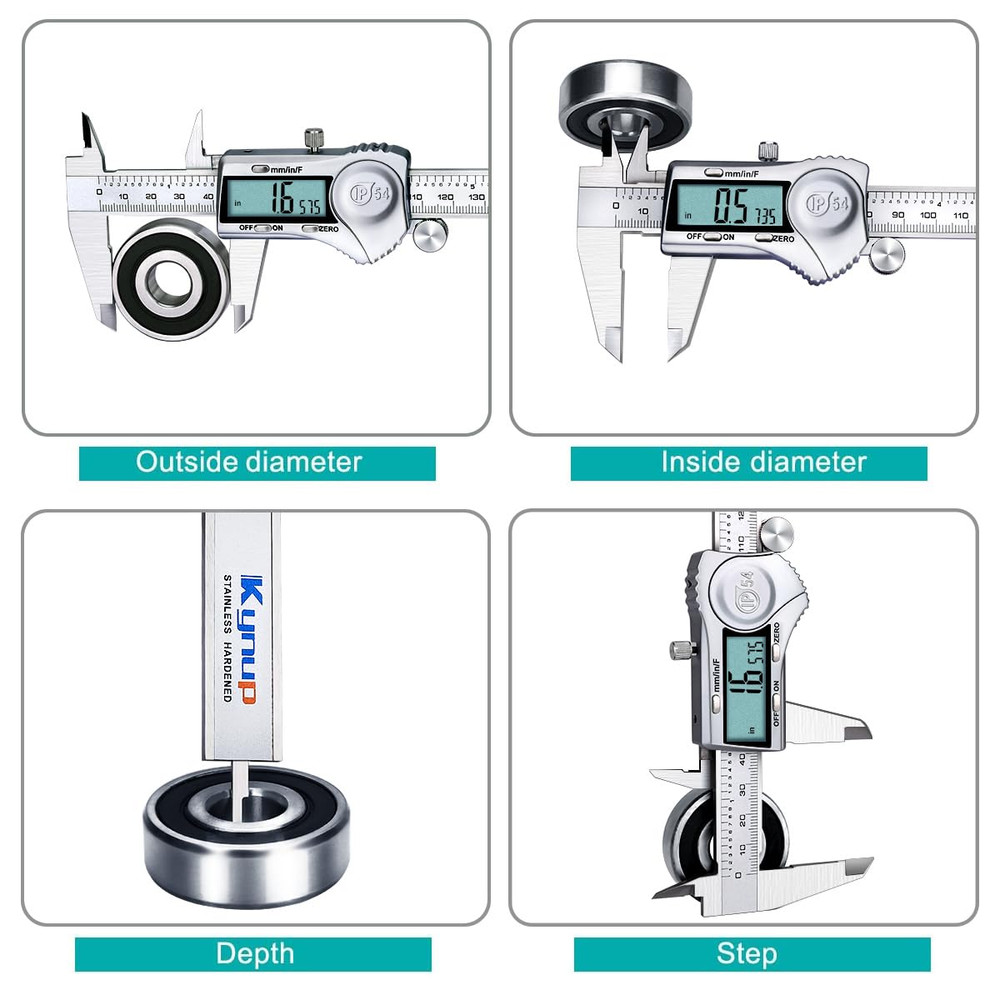 Digital Caliper, Caliper Measuring Tool outside Micrometer, Vernier Dial Caliper