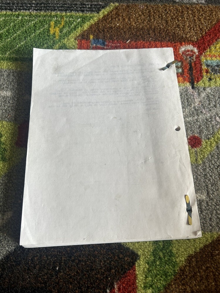 Gods And Monsters Rare HTF Shooting Draft Script Bill Condon Brendan Fraser