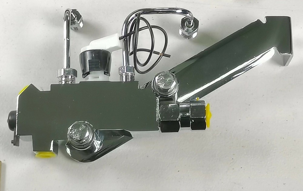 New Universal Chrome Master Cylinder 1" Bore, Disc Disc Proportioning Valve Kit