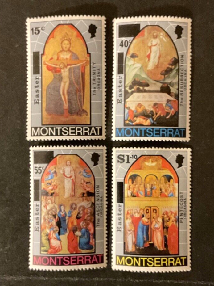 Montserrat Scott #333-6 never hinged