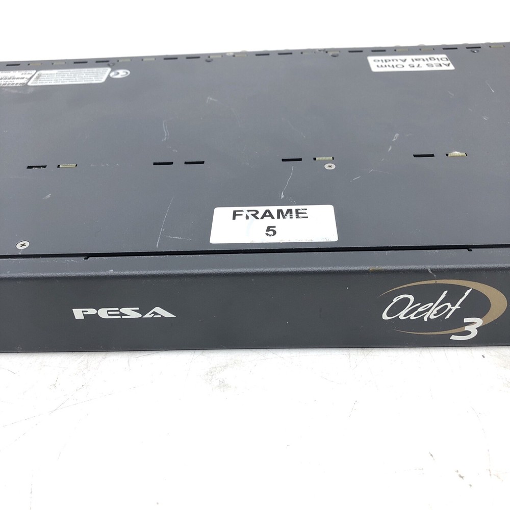 PESA Mainframe Assy Ocelot 3 Analog Video Switch UNTESTED READ