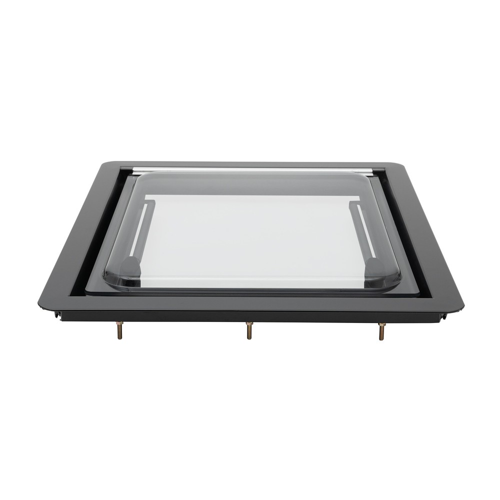 RV Caravan Hinged Push Out Window Hatch Vent Skylight 450*500mm w/Blind & Screen