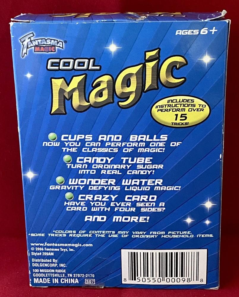 COOL MAGIC Vintage Magic Trick Original Box Fantasma 2006