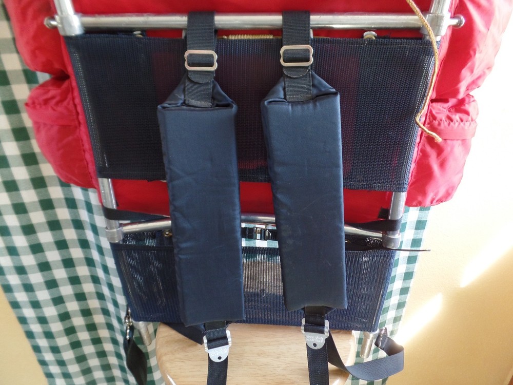 Vintage Himalayan Industries #4 External Frame Backpack CARDINAL RED 32 LITERS