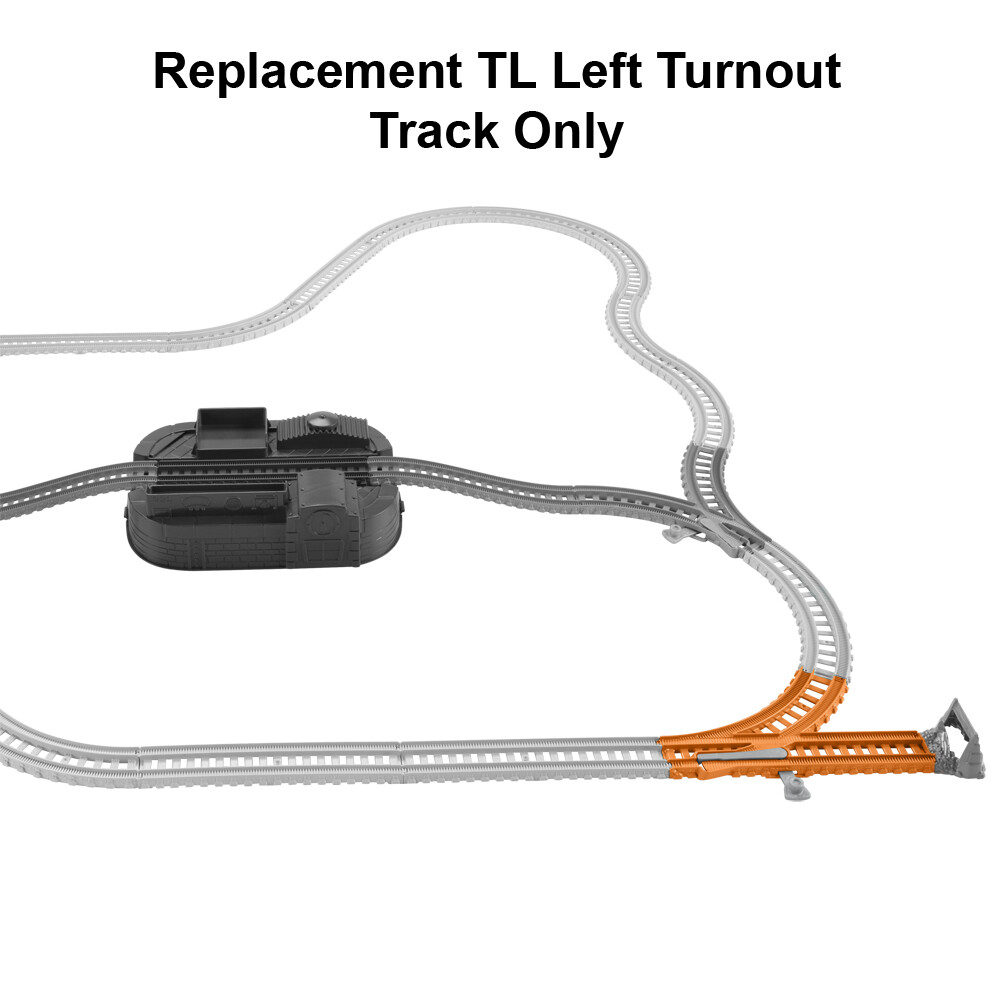 Replacement TL Left Turnout Track for Thomas and Friends Trackmaster Builder