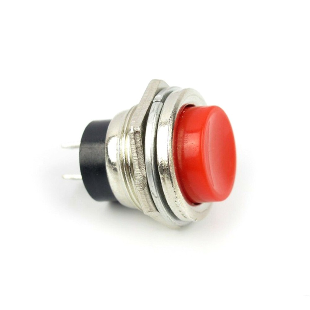 10Pcs Power Switch Round Red Guitar Kill Switch Push Button Start Button Switch