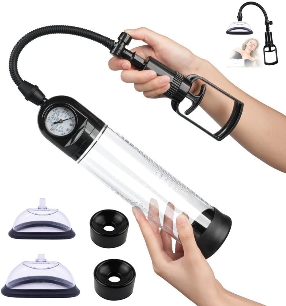 Penis Enlargement Pump with Easy Grip Handle for User Friendly Operation