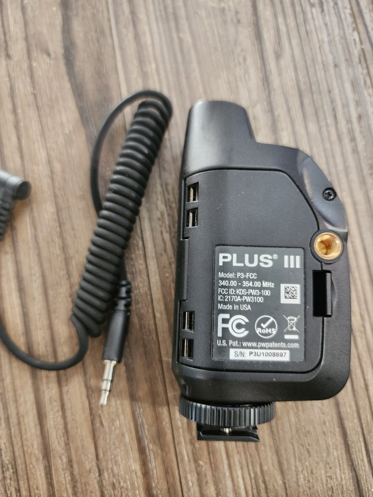 PocketWizard Plus III Radio Slave Transceiver, Black