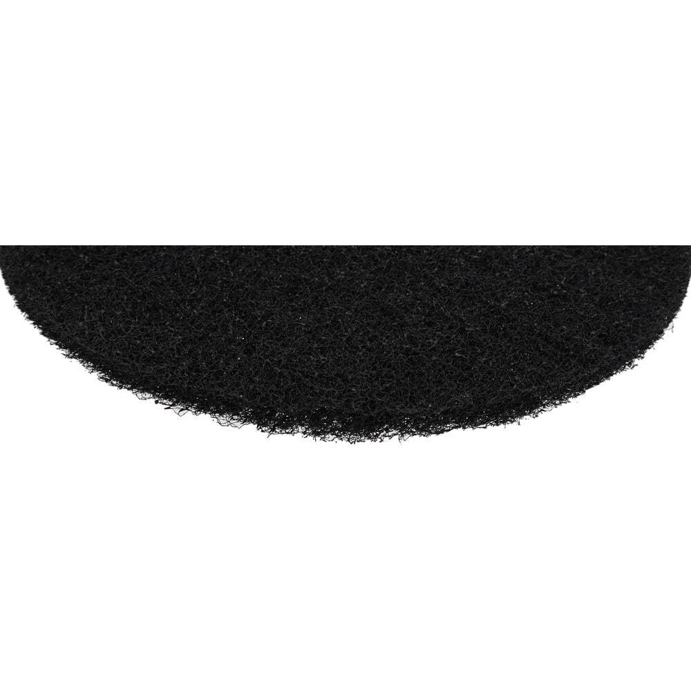 5 Pack PRO SOURCE Floor Stripping Pads: Black Coarse Polyester, 17" Diameter