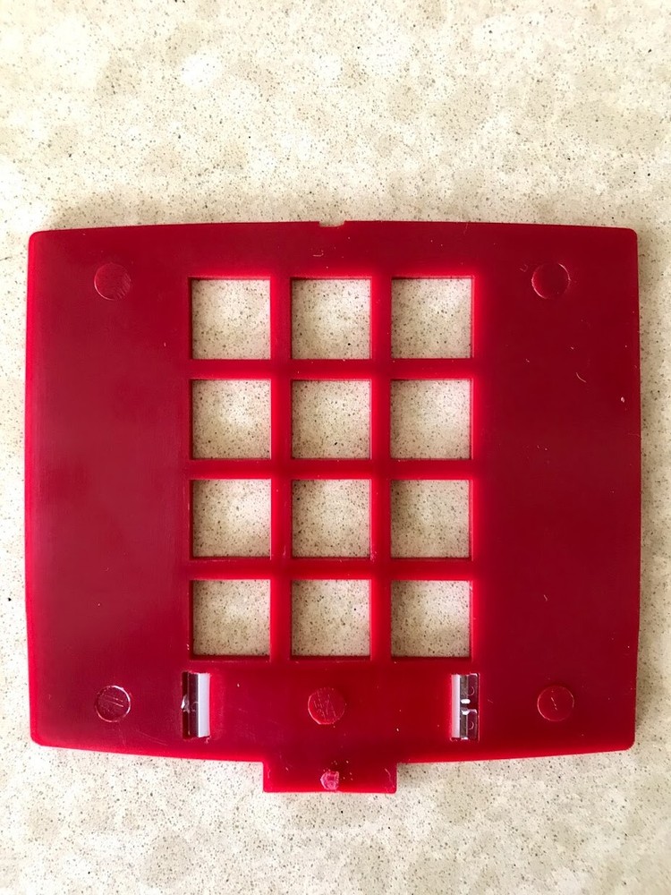 MSC2N DIAL FACEPLATE - RED
