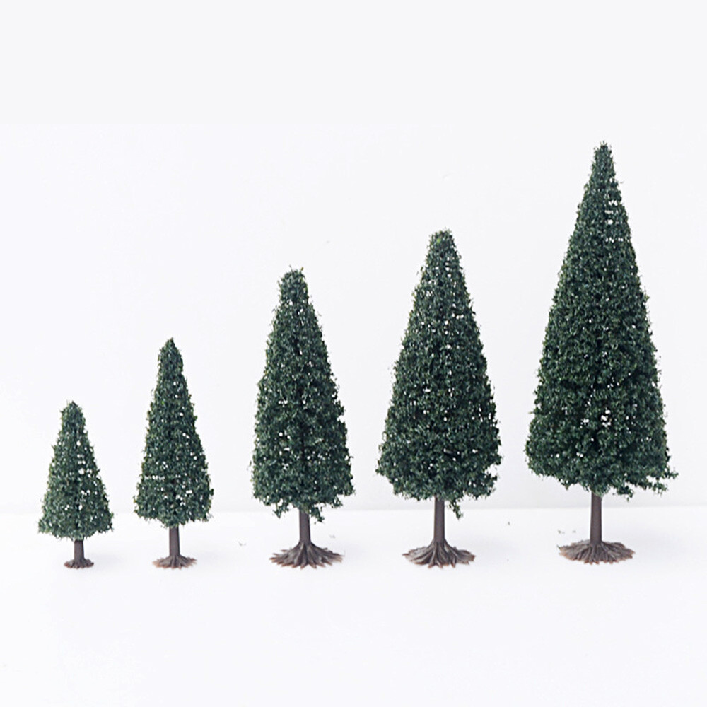 40/48PC Pine Model Snow Pine Trees Are Suitable For The Landscape Layout Railway