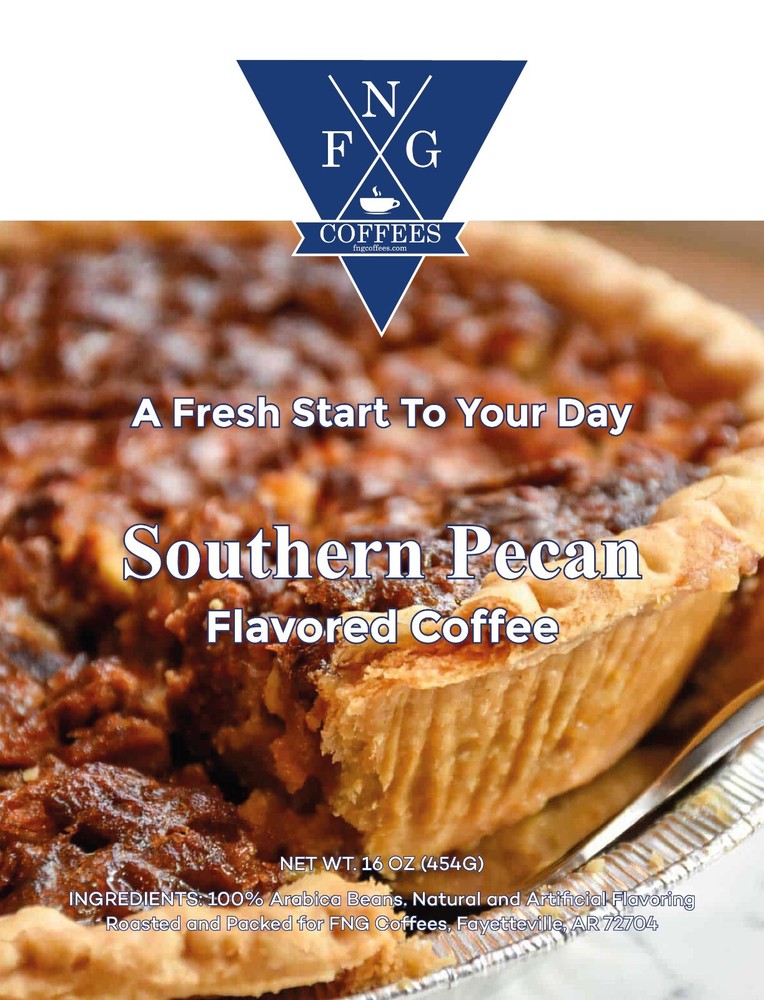 FNG Coffees-Southern Pecan-DECAF- Ground or Whole Bean- 16 oz